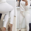 Ženske hlače z lokom 2514 bela