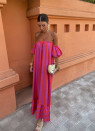Ženska dvobarvna obleka H46171