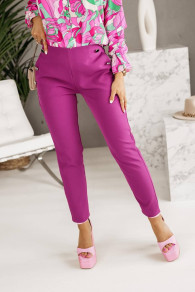 Ženske elegantne hlače A0890 violet