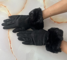 Ženske rokavice z krznom DR-3
