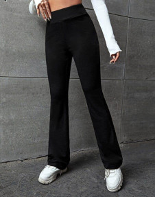 Ženske enobarvne hlače AR1293 črna