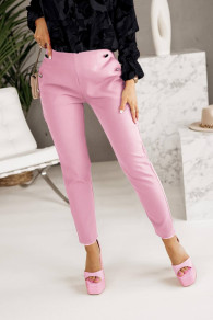 Ženske elegantne hlače A0890 roza