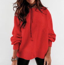 Ženski ohlapen pulover 00739
