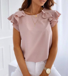 Ženska stilska bluza 6507 roza