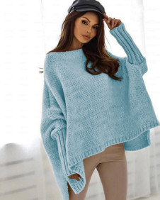 Ženski pulover z modernimi rokavi 00945