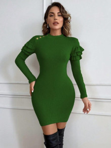 Ženska kratka obleka triko AR1164 zelena