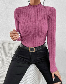 Ženska enobarvna bluza AR3210 roza