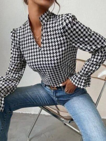 Ženska stilska bluza pepita FG1649