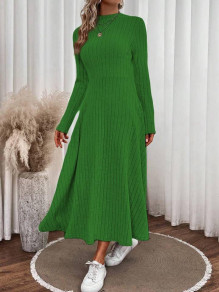 Ženska obleka A kroja AR3302 zelena
