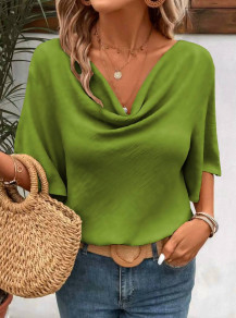 Ženska ohlapna bluza K6378