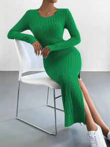 Ženska vsakodnevna obleka AR3062 zelena