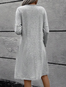 Ženska ohlapna obleka pod kolen 7226627