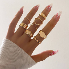 Ženski komplet prstanov SP419 zlata