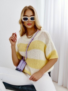 Ženski pulover s kratkimi rokavi 88202