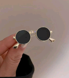 Ženska broška očala SH02600 zlata