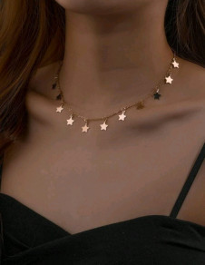 Ženska nežna ogrlica Zvezde SH692