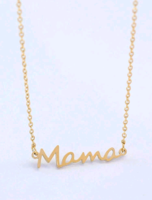 Ženska nežna ogrlica Mama SH9819